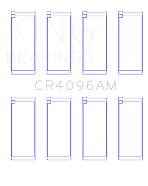 King CR4096AM fits Mazda FE/G6/F8 Rod Bearing Set
