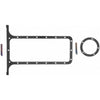 Fel-Pro OS34004 OS 34004 Engine Oil Pan Gasket Set 18 Bolt Hole Two Piece Gasket
