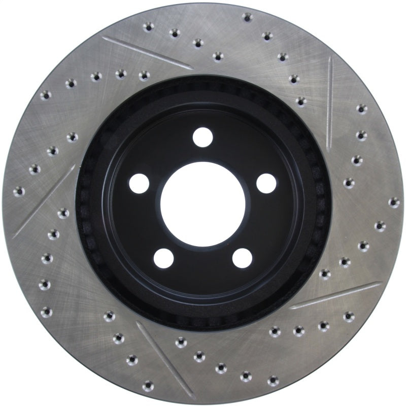 Stoptech 127.63059R 05-13 Chrysler300/300C / 09-12 Dodge Challenger Front Right Drilled & Slotted Rotor