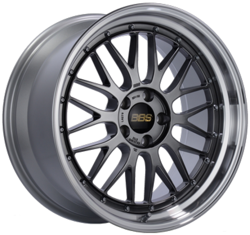 BBS LM228DBPK LM 19x9.5 5x120 ET35 Diamond Black Center Diamond Cut Lip Wheel -82mm PFS/Clip Required