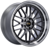 BBS LM228DBPK LM 19x9.5 5x120 ET35 Diamond Black Center Diamond Cut Lip Wheel -82mm PFS/Clip Required