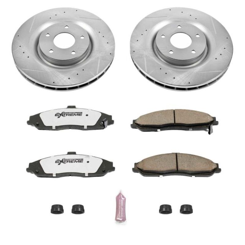 PowerStop K5158-26 06-09 fits Cadillac XLR Front Z26 Street Warrior Brake Kit