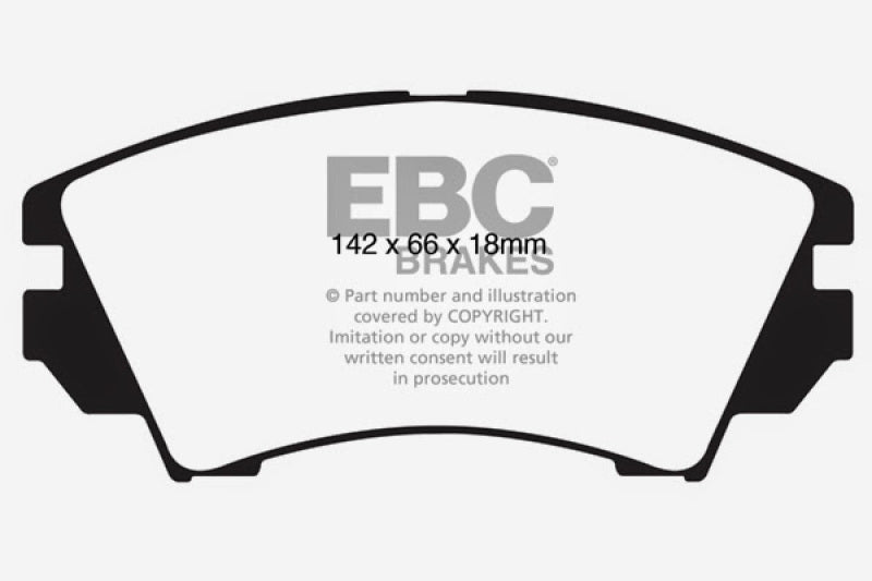 EBC DP22014 10+ fits Buick Allure (Canada) 3.0 Greenstuff Front Brake Pads