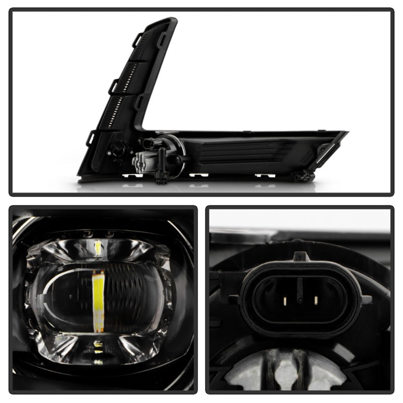 SPYDER 9054198 23-25 fits Honda CRV OEM Full LED Fog Lights w/ Switch (FL-HCRV2023-LED-C)