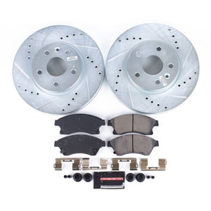 PowerStop K5550 fits Chevrolet 11-15 Cruze Front Z23 Evolution Sport Brake Kit