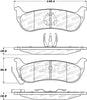 Stoptech 308.0998 Street Brake Pads