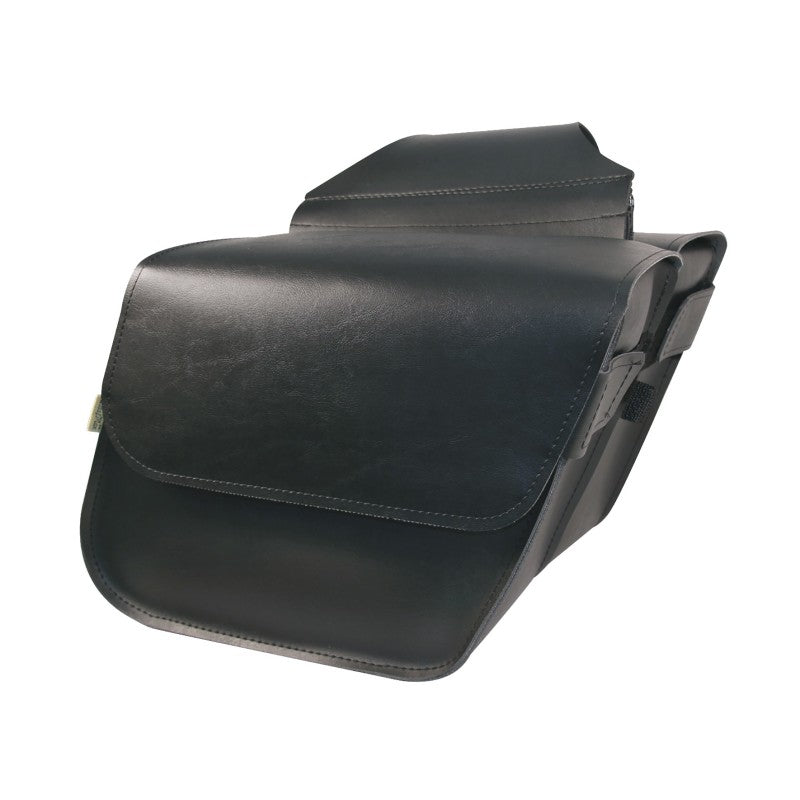 Willie 58801-00 & Max Universal Raptor Compact Slant Saddlebags (12 in L x 9.5 in W x 5.5 H) - Black