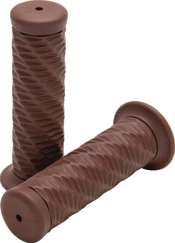Bikers Choice 485804 1 Inch Brown Spiral Grip