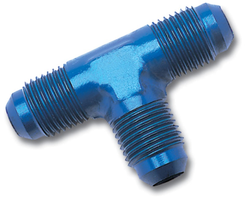 Russell 660110 Performance -16 AN NPT Flare Tee Fitting (Blue)