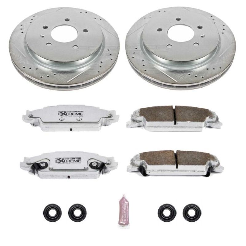 PowerStop K1425-26 03-07 fits Cadillac CTS Rear Z26 Street Warrior Brake Kit