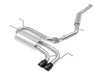 AFE 49-37005-B  2-1/2in SS-304 Cat-Back Exhausts w/ Black Tip 16-19 fits Mazda