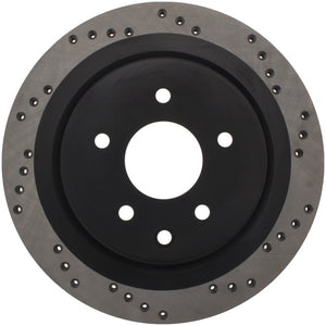 Stoptech 128.42088R 08-09 fits Infiniti EX35 / 05-08 G35 / 09 G37 / 06-09 M35/M45 Drilled Right Rear Rotor