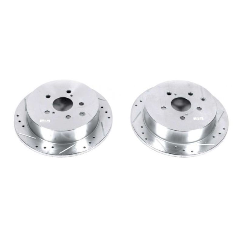 PowerStop fits Lexus 10-15 RX350 Rear Evolution Drilled & Slotted Rotors - Pair