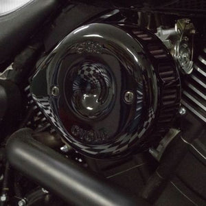S&S 170-0446C Cycle 2014+ XG500/XG750 Models Stealth Air Cleaner Kit w/ Gloss Bl