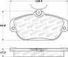 Stoptech 308.0542 Street Touring 92-97 Volvo 960 Front Brake Pads - Semi-Metallic