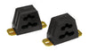 Prothane 19-1310-BL Universal Bump Stop 4 Multi-Mount - Black