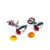 Bikers Choice 489618 1 7/16 Inch Dia Chrome fits Mini Bullet Marker Light Dual