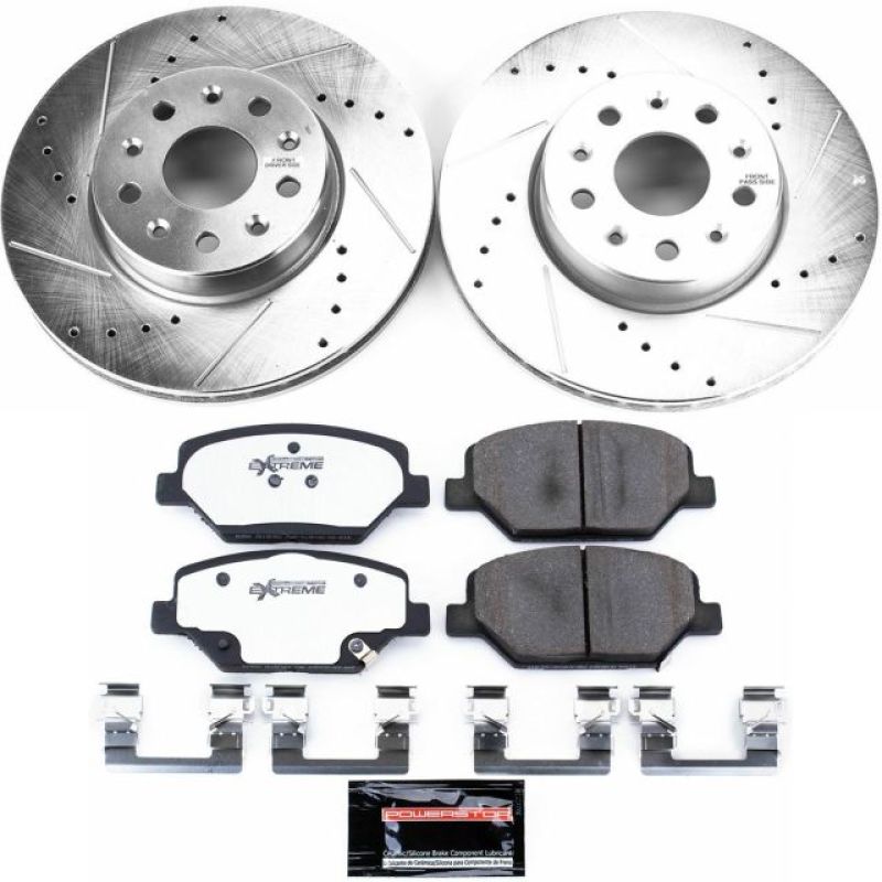PowerStop K7295 26 16 fits Chevrolet Camaro Front Z26 Street Warrior Brake Kit