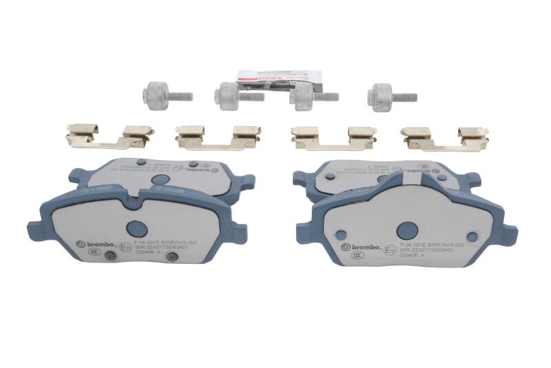 Brembo OE P06091E 14-21 fits BMW i3/18-21 i3s Brake Pad - Front