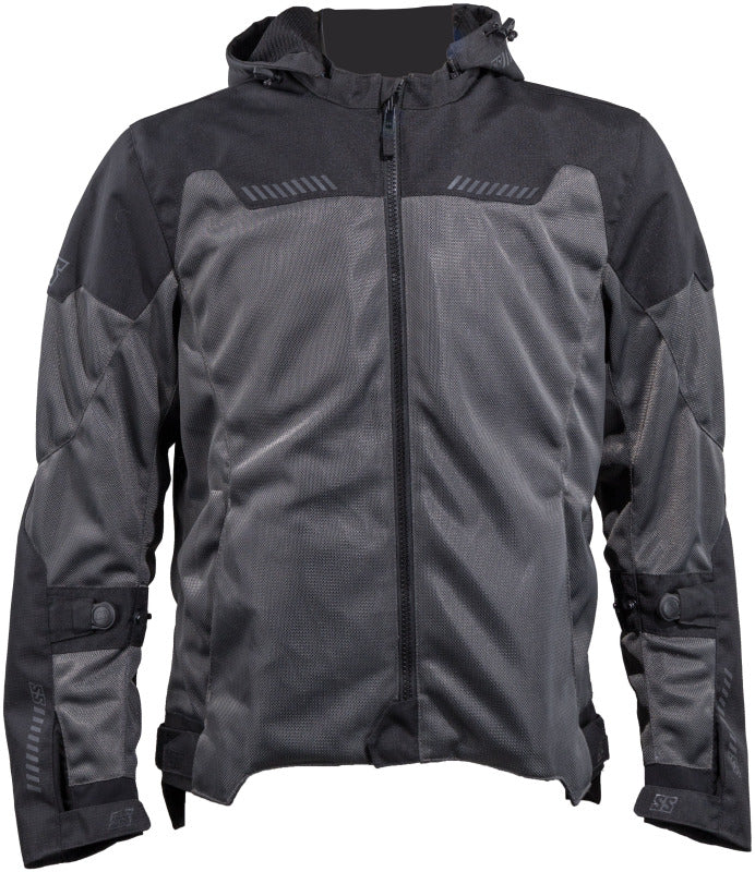 Speed and Strength 609866 Trial By Fire Mesh Jacket Grey - Large