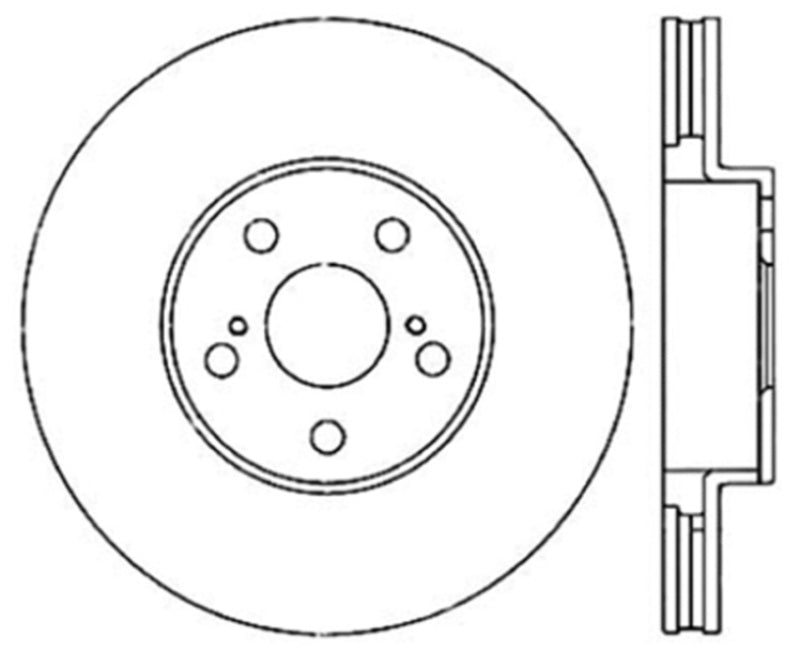 Stoptech 120.44114CRY 01-05 Toyota Celica GT & GT-S/05-09 Scion tC Front CRYO-STOP Rotor