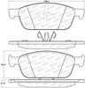 Stoptech 308.1645 Street Brake Pads - Front/Rear