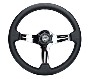 NRG ST-018CH-PR ST-018CH-PR Light Weight Gaming Steering Wheel - 350mm 3 Chrome