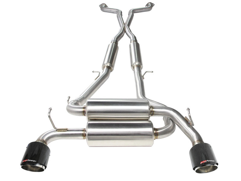 AFE 49-36103-C  2-1/2in 304SS Cat-Back Exhaust fits Infiniti G37 08-13/Q60 14-1
