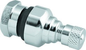 BikeMaster 151976 BikeMaster Valve Stem Aluminum 11.3mm Pair Silver