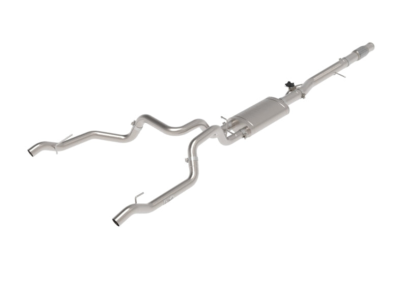 AFE 49-34140  XV 4in to Dual 3in 304 SS Cat-Back Exhaust w/ Cutout 19-21 fits G