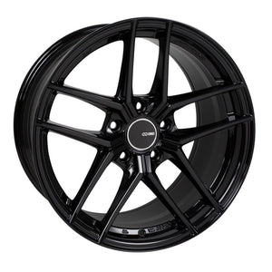 Enkei 498-980-4445BK TY5 19x8 5x112 45mm Offset 72.6mm Bore Black Wheel