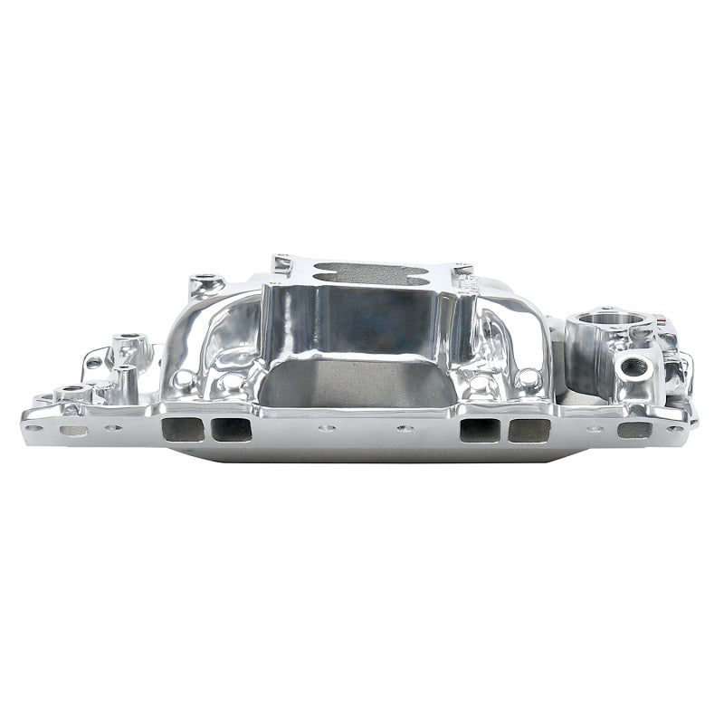 Edelbrock 75011 Polished S/B fits Chevy RPM Air-Gap Manifold