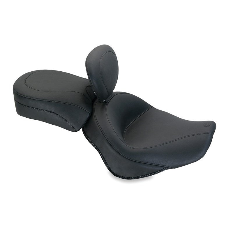 Mustang 79824 fits Triumph 10-18 Thunderbird, Storm Touring 2PC Seat w/Driver Backrest - Black