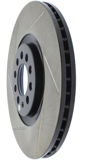 Stoptech 126.33062SR Power Slot 3/99-06 fits Audi TT/00-06 TT Quattro / 03-05 VW Golf GTi Right Front Slotted Rotor