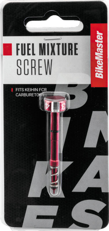 BikeMaster 150999 BikeMaster Fuel Mixture Screw - Red