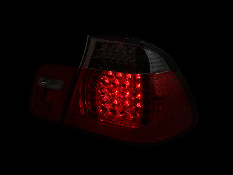 ANZO 321123 2005 4DR fits BMW 02-20 3 Series E46 LED Taillights Red/Smoke