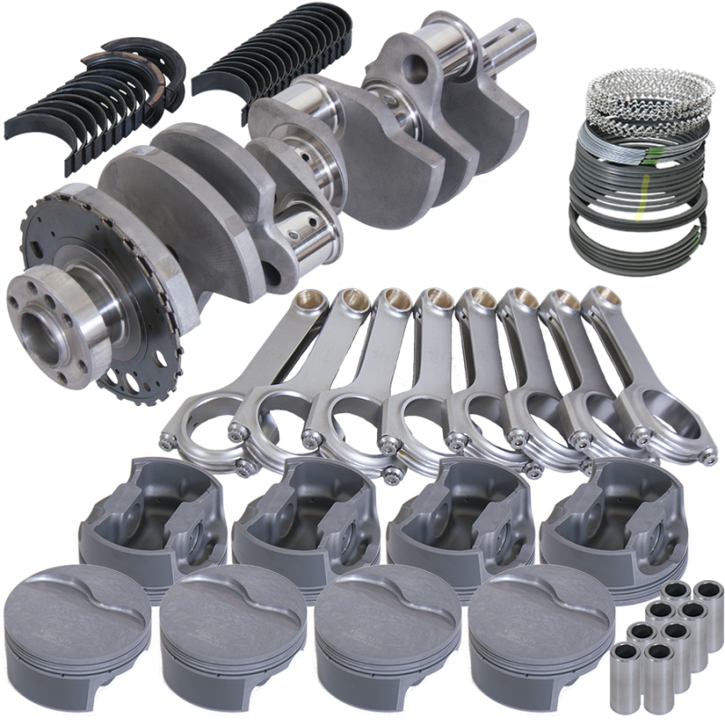 Eagle 129384070 fits Chevy LS3 4.000in Crank 24 Tth Reluctor 6.125in H-Beam -4cc 4.070in Pistons Rotating Assembly