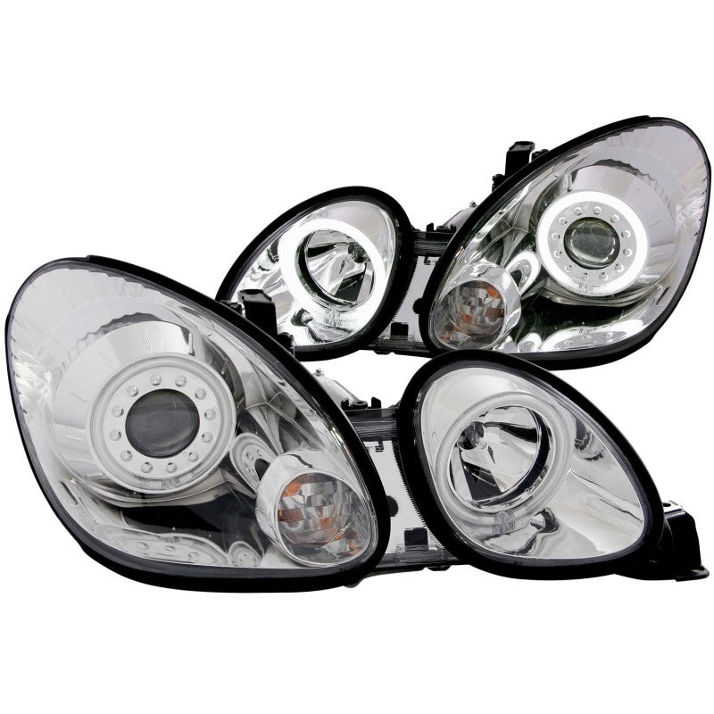 ANZO 121143 1905 fits Lexus 98-20 Gs300 Projector Headlights w/ Halo Chrome