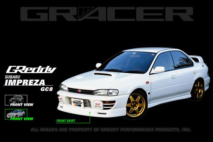GReddy 17060022 98-01 fits Subaru Impreza 2.5 RS Hard Urethane Front Lip Spoiler