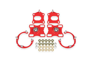 BMR WAK752R Suspension 11-14 fits Ford Mustang Caster/Camber Plates - Red