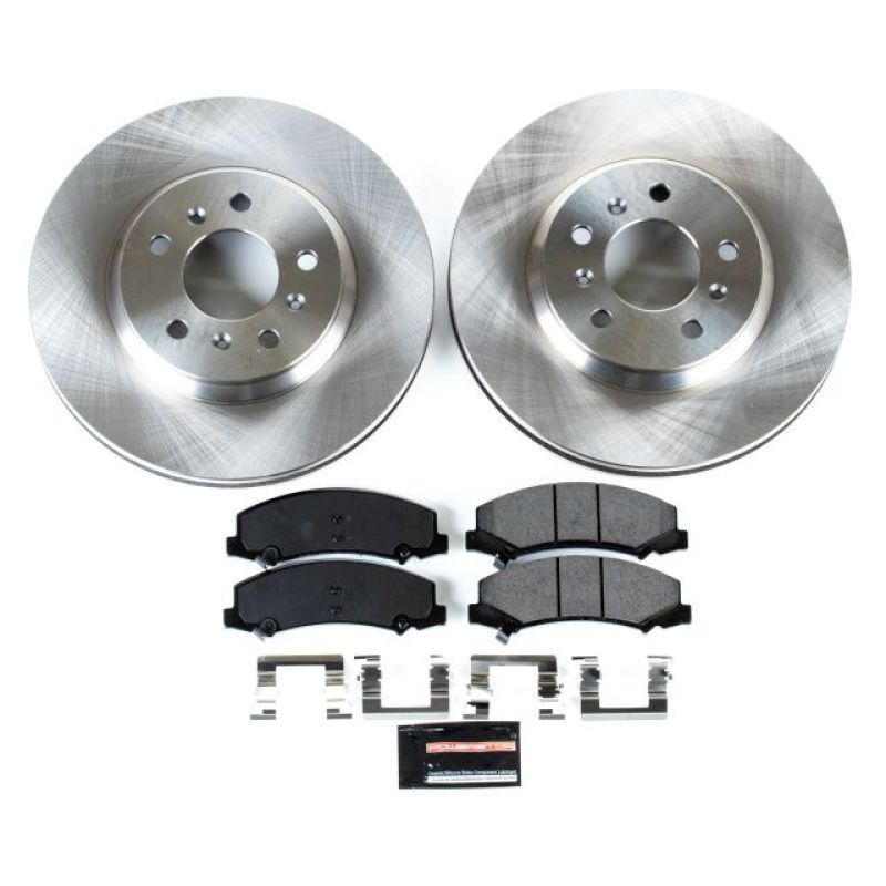 PowerStop KOE1437 fits Buick 06-11 Lucerne Front Autospecialty Brake Kit