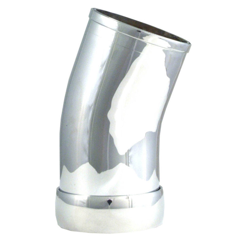 Spectre 8728 Universal Intake Elbow Tube (ABS) w/Collar 3in. OD / 22 Degree - Chrome