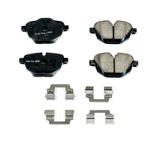 PowerStop 17 1473 fits BMW 528i Rear Z17 Evolution Ceramic Brake Pads w/Hardware