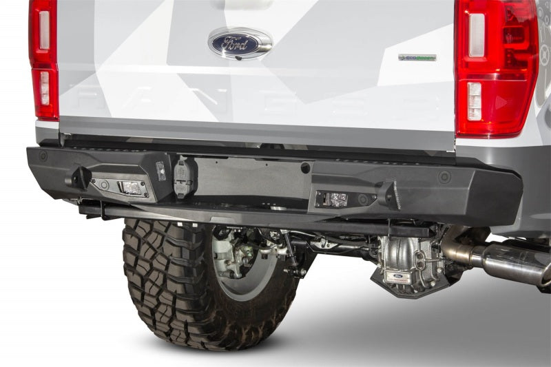 Addictive Desert Designs R221231280103 2019 fits Ford Ranger Stealth Fighter Rear Bumper w/ Backup Sensor Holes