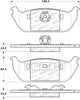 Stoptech 308.0952 Street Brake Pads