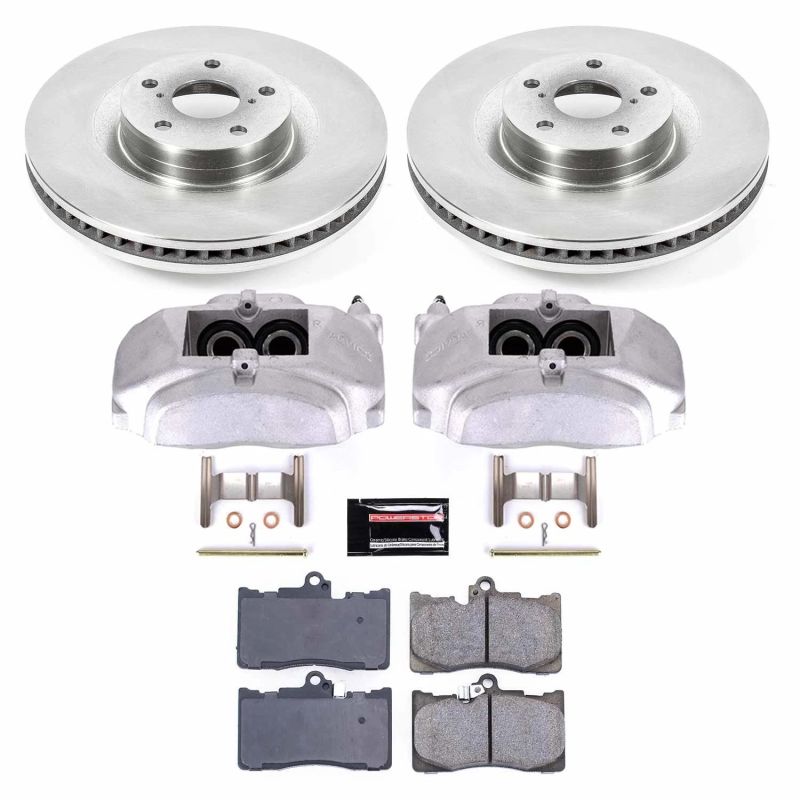 Power Stop KCOE6353 11-12 fits Lexus IS350 Front Autospecialty Kit w/Cals