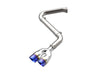 aFe Takeda 21-25 Hyundai Elantra 1.6L (t) 3in. SS Axle-Back Exhaust System w/Blue Flame Tips