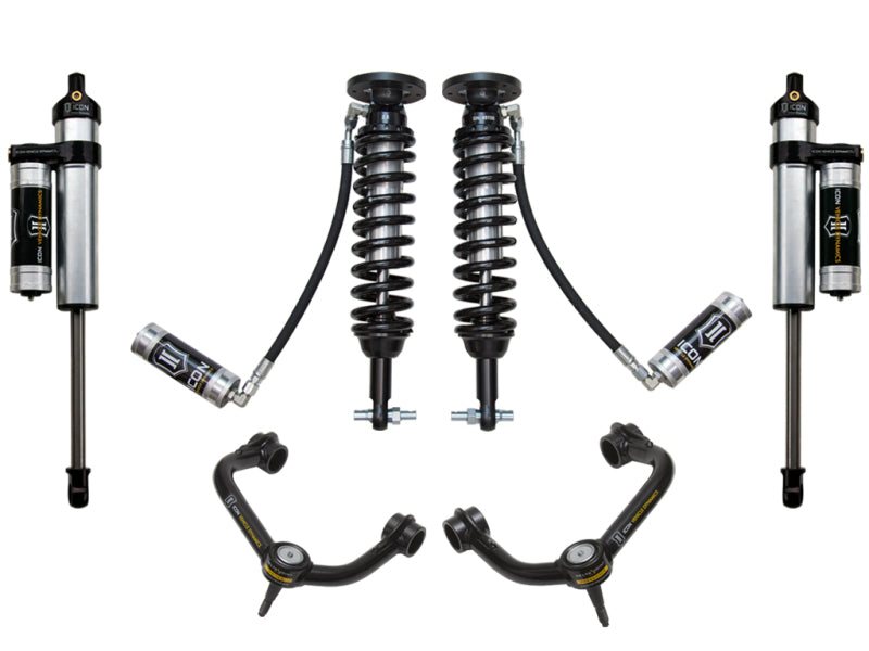 ICON K93074T 2014 fits Ford F-150 2WD 1.75-2.63in Stage 4 Suspension System w/Tubular Uca