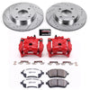 PowerStop KC5969 fits Ford Fiesta Front Z26 Street Warrior Brake Kit w/Calipers