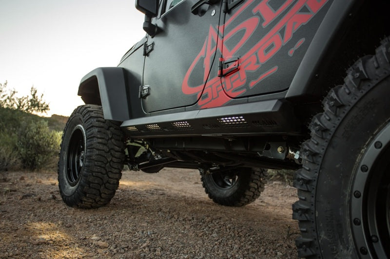 Addictive Desert Designs S9515215501NA fits Jeep 07-18 Wrangler JK 4 Door Stealth Fighter Side Steps w/ ADD Logo